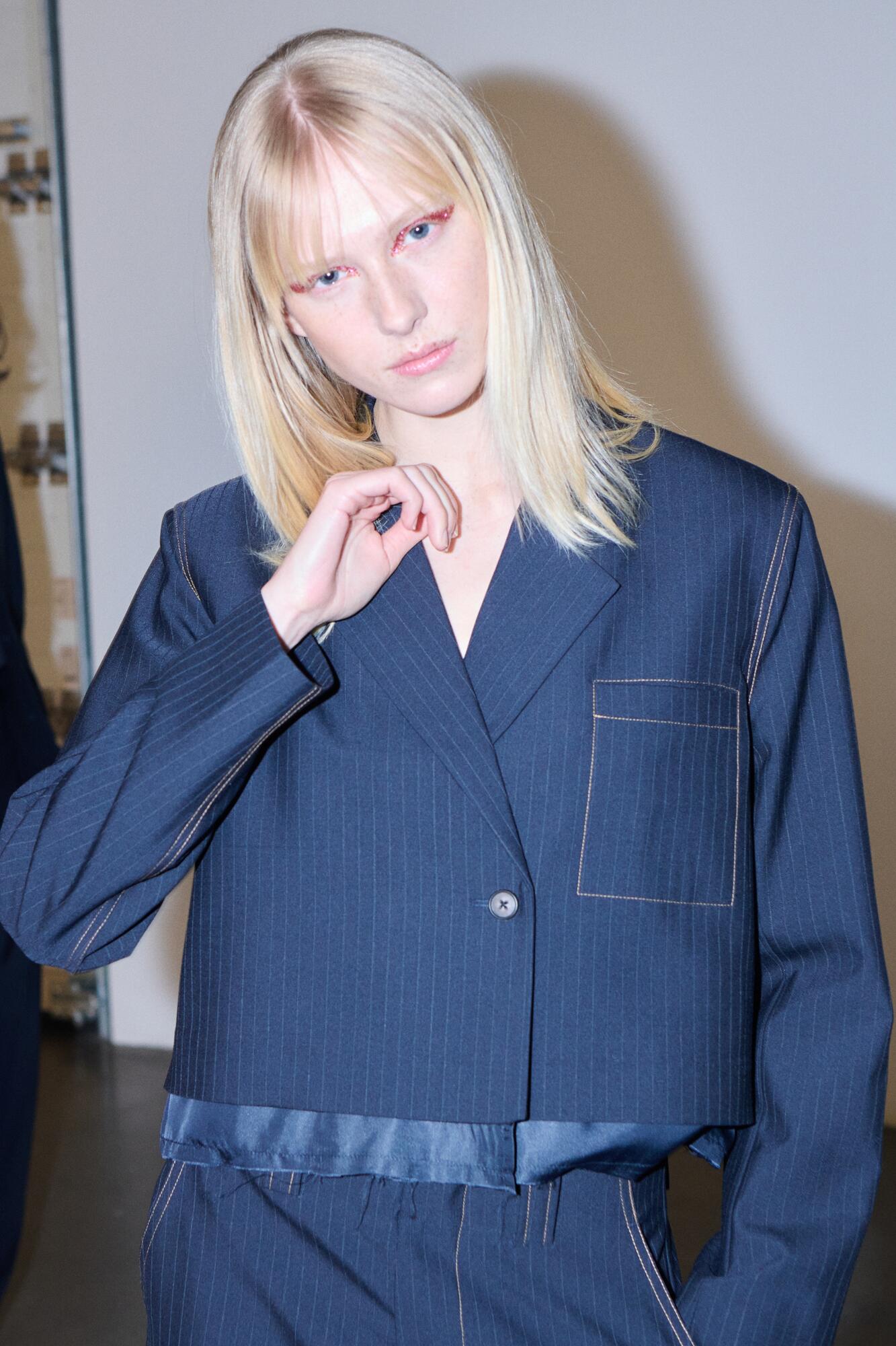 Midnight Pin Carin blazer – Dark Navy